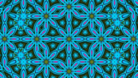 Poly Art Kaleidoscope Hypnotic Pattern Animation Footage Stock Footage 126265865