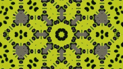 Poly Art Kaleidoscope Hypnotic Pattern Animation Footage Stock Footage 126267256