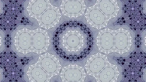 Poly Art Kaleidoscope Hypnotic Pattern Animation Footage Stock Footage 126267554