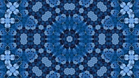 Poly Art Kaleidoscope Hypnotic Pattern Animation Footage Stock Footage 126267651