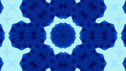 Poly Art Kaleidoscope Hypnotic Pattern Animation Footage Stock Footage 126267923