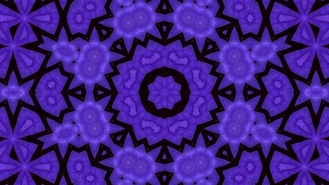 Poly Art Kaleidoscope Hypnotic Pattern Animation Footage Stock Footage 126268158