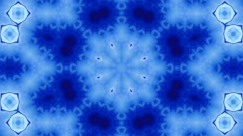 Poly Art Kaleidoscope Hypnotic Pattern Animation Footage Stock Footage 126268216