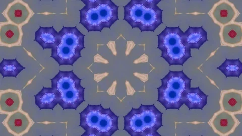 Poly Art Kaleidoscope Hypnotic Pattern Animation Footage Stock Footage 126268313
