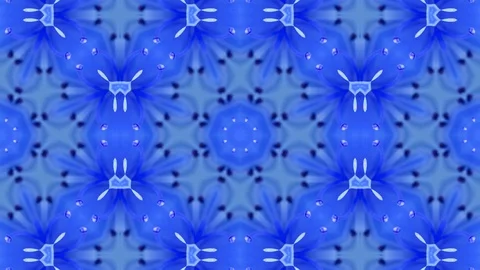 Poly Art Kaleidoscope Hypnotic Pattern Animation Footage Video stock 126268551