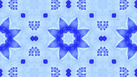 Poly Art Kaleidoscope Hypnotic Pattern Animation Footage Stock Footage 126268732