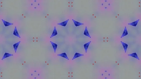 Poly Art Kaleidoscope Hypnotic Pattern Animation Footage Stock Footage 126268838