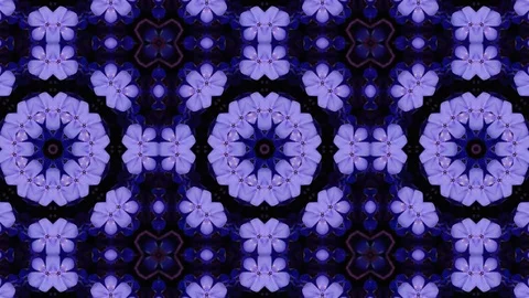 Poly Art Kaleidoscope Hypnotic Pattern Animation Footage Stock Footage 126269016
