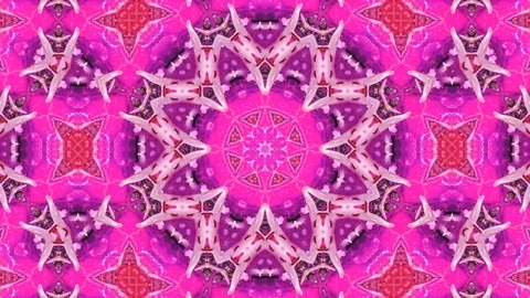 Poly Art Kaleidoscope Hypnotic Pattern Animation Footage Stock Footage 126269352
