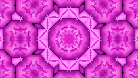 Poly Art Kaleidoscope Hypnotic Pattern Animation Footage Stock Footage 126269499