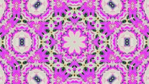 Poly Art Kaleidoscope Hypnotic Pattern Animation Footage Stock Footage 126269746
