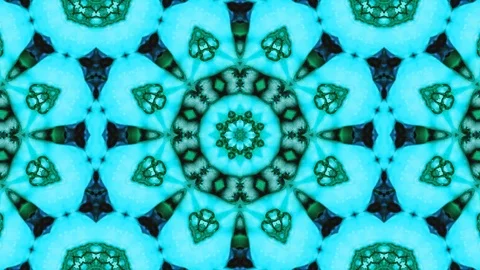 Poly Art Kaleidoscope Hypnotic Pattern Animation Footage Stock Footage 126270129