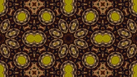 Poly Art Kaleidoscope Hypnotic Pattern Animation Footage Stock Footage 126270218