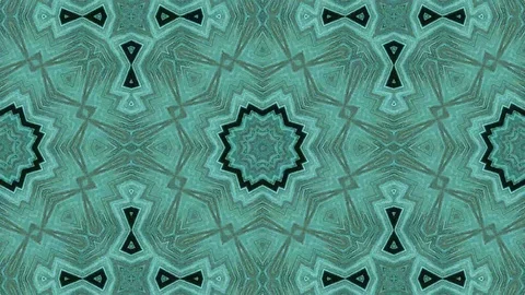 Poly Art Kaleidoscope Hypnotic Pattern Animation Footage Stock Footage 126270289