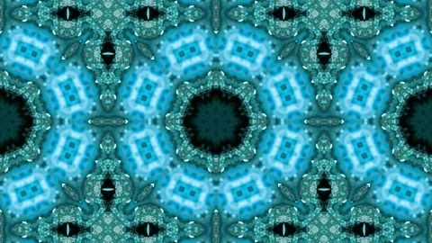 Poly Art Kaleidoscope Hypnotic Pattern Animation Footage Stock Footage 126270685