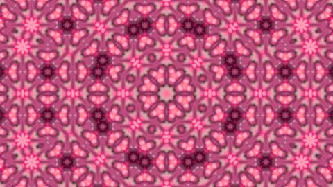 Poly Art Kaleidoscope Hypnotic Pattern Animation Footage Stock Footage 126270919