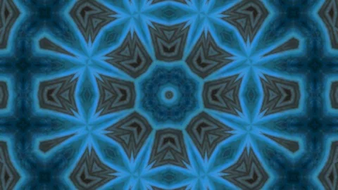 Poly Art Kaleidoscope Hypnotic Pattern Animation Footage Stock Footage 126271075