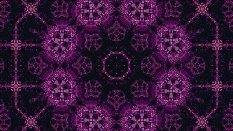 Poly Art Kaleidoscope Hypnotic Pattern Animation Footage Stock Footage 126271195