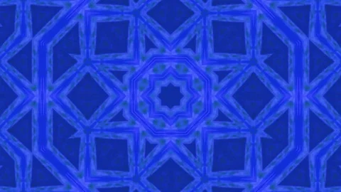 Poly Art Kaleidoscope Hypnotic Pattern Animation Footage Stock Footage 126271391