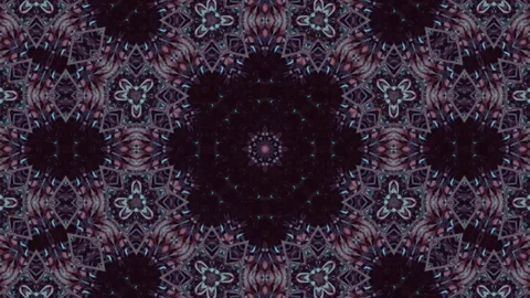 Poly Art Kaleidoscope Hypnotic Pattern Animation Footage Stock Footage 126271570