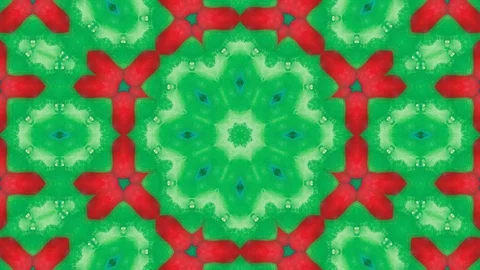 Poly Art Kaleidoscope Hypnotic Pattern Animation Footage Stock Footage 126271700