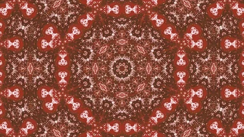 Poly Art Kaleidoscope Hypnotic Pattern Animation Footage Stock Footage 126271888