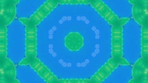 Poly Art Kaleidoscope Hypnotic Pattern Animation Footage Stock Footage 126272673