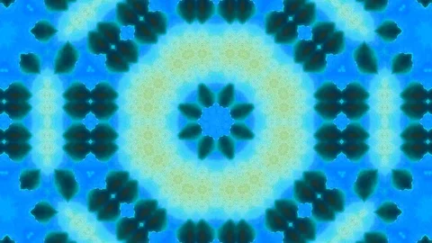 Poly Art Kaleidoscope Hypnotic Pattern Animation Footage Stock Footage 126272900