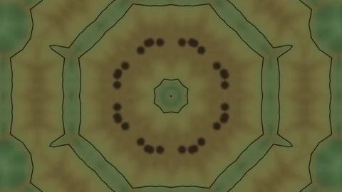 Poly Art Kaleidoscope Hypnotic Pattern Animation Footage Stock Footage 126273209