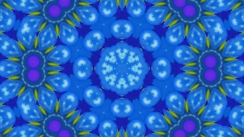 Poly Art Kaleidoscope Hypnotic Pattern Animation Footage Stock Footage 126277208