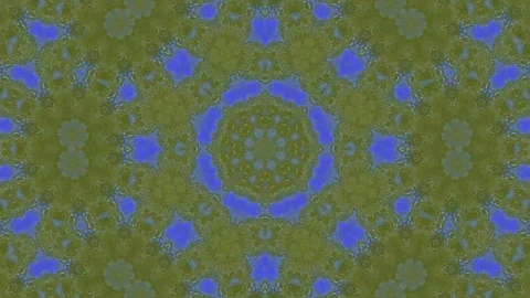 Poly Art Kaleidoscope Hypnotic Pattern Animation Footage Stock Footage 126277541