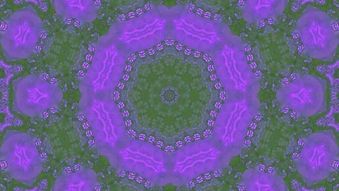Poly Art Kaleidoscope Hypnotic Pattern Animation Footage Stock Footage 126279375