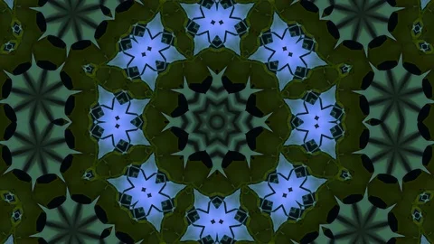 Poly Art Kaleidoscope Hypnotic Pattern Animation Footage Stock Footage 126279867