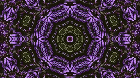 Poly Art Kaleidoscope Hypnotic Pattern Animation Footage Stock Footage 126279933