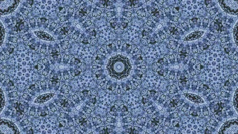 Poly Art Kaleidoscope Hypnotic Pattern Animation Footage Video stock 126280281