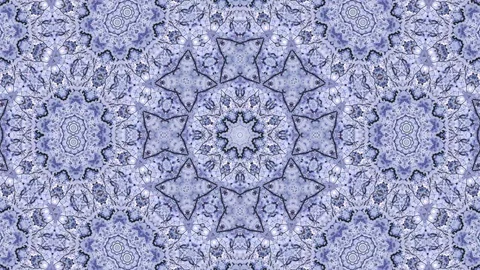 Poly Art Kaleidoscope Hypnotic Pattern Animation Footage Stock Footage 126280945