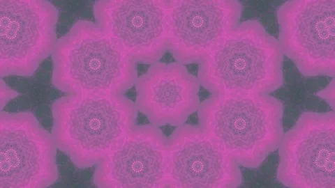 Poly Art Kaleidoscope Hypnotic Pattern Animation Footage Video stock 126281346