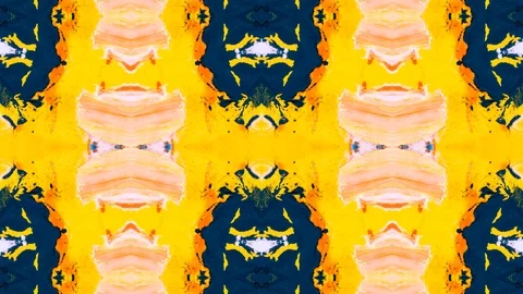 Poly Art Kaleidoscope Hypnotic Pattern Animation Footage Video stock 126686769