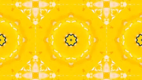 Poly Art Kaleidoscope Hypnotic Pattern Animation Footage Stock Footage 126686790