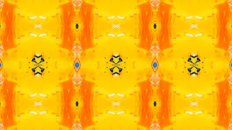 Poly Art Kaleidoscope Hypnotic Pattern Animation Footage Video stock 126686815