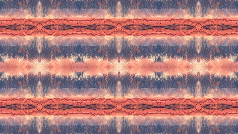 Poly Art Kaleidoscope Hypnotic Pattern Animation Footage Stock Footage 126686991