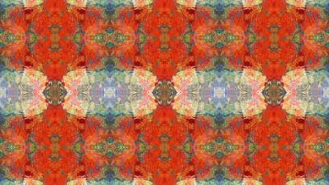 Poly Art Kaleidoscope Hypnotic Pattern Animation Footage Stock Footage 126687095