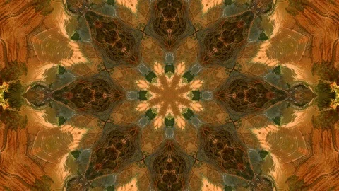 Poly Art Kaleidoscope Hypnotic Pattern Animation Footage Stock Footage 126687101
