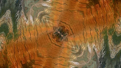 Poly Art Kaleidoscope Hypnotic Pattern Animation Footage Stock Footage 126687134