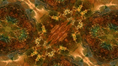 Poly Art Kaleidoscope Hypnotic Pattern Animation Footage Video stock 126687147