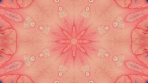 Poly Art Kaleidoscope Hypnotic Pattern Animation Footage Stock Footage 126687162