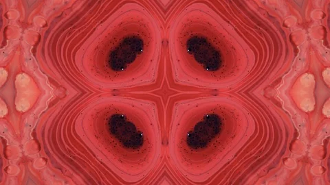 Poly Art Kaleidoscope Hypnotic Pattern Animation Footage Stock Footage 126687181