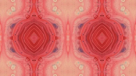 Poly Art Kaleidoscope Hypnotic Pattern Animation Footage Stock Footage 126687189