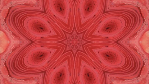 Poly Art Kaleidoscope Hypnotic Pattern Animation Footage Stock Footage 126687244