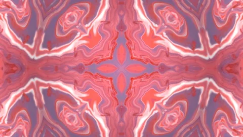 Poly Art Kaleidoscope Hypnotic Pattern Animation Footage Stock Footage 126687445